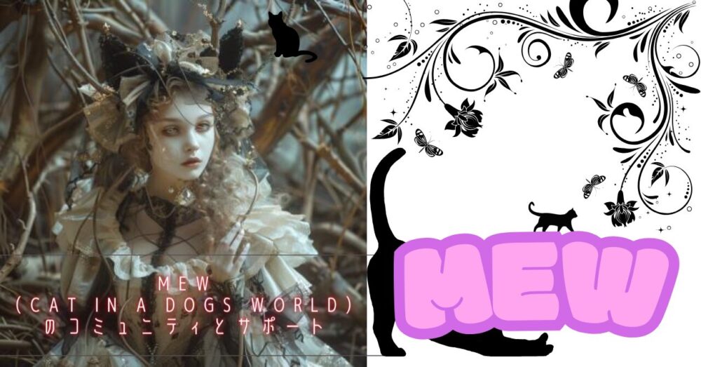 MEW（cat in a dogs world）のコミュニティとサポート