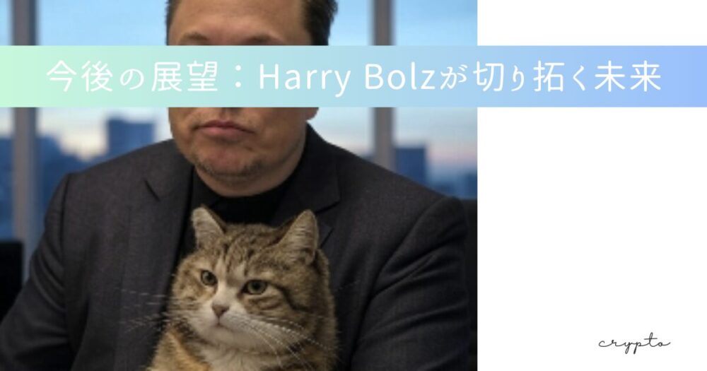 今後の展望：Harry Bolzが切り拓く未来